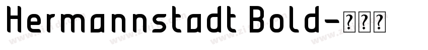 Hermannstadt Bold字体转换
